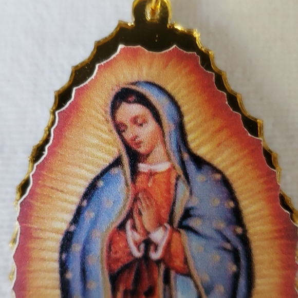 Lady of Guadalupe Virgin Guadalupe. Evil Eye Pearl - Picture 5 of 16